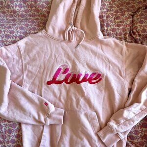 BTS Boy With Luv Hoodie Pink